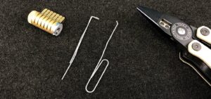Lock with Paperclip
